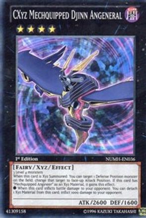 CXyz Mechquipped Djinn Angeneral [NUMH-EN036] Super Rare - Trinity Hobby