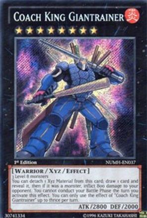 Coach King Giantrainer [NUMH-EN037] Secret Rare - Trinity Hobby