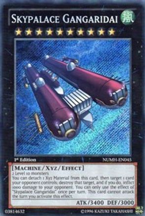 Skypalace Gangaridai [NUMH-EN045] Secret Rare - Trinity Hobby