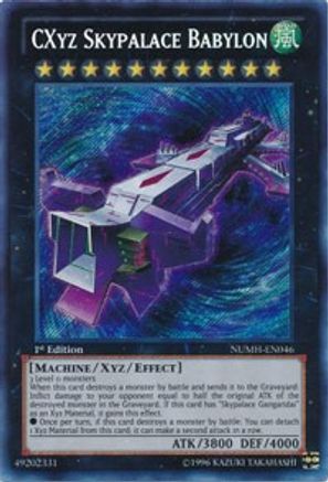 CXyz Skypalace Babylon [NUMH-EN046] Secret Rare - Trinity Hobby