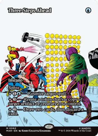 Three Steps Ahead (Borderless)  (MAR-062) - [Marvel Universe Eternal-Legal]