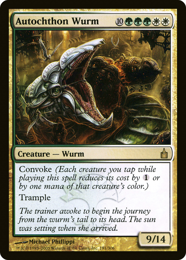 Autochthon Wurm [Ravnica: City of Guilds] - Trinity Hobby