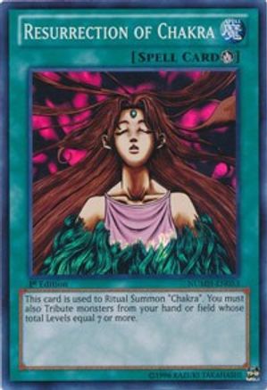 Resurrection of Chakra [NUMH-EN053] Super Rare - Trinity Hobby