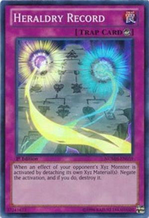 Heraldry Record [NUMH-EN059] Super Rare - Trinity Hobby
