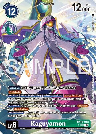 Kaguyamon (Alternate Art) (EX12-065) - [Digital World Shambala] Foil