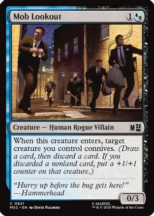 Mob Lookout  (MSC-821) - [Commander: Marvel Super Heroes]