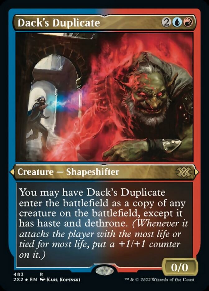 Dack's Duplicate (Foil Etched) [Double Masters 2022] - Trinity Hobby