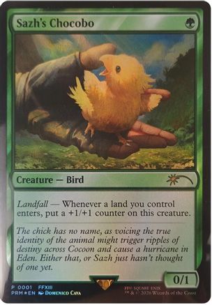 Sazh's Chocobo  [Foil]  (UMP-001) - [Unique and Miscellaneous Promos]
