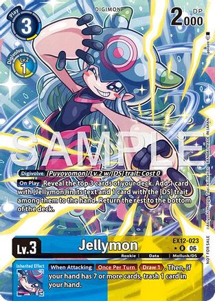 Jellymon (Box Topper) (EX12-023) - [Digital World Shambala] Foil