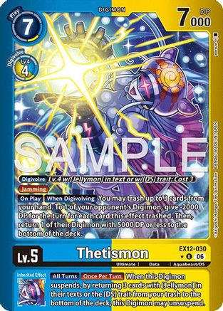 Thetismon (Limited Foil) (EX12-030) - [Digital World Shambala] Foil