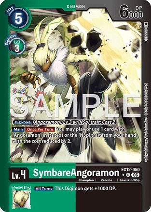 SymbareAngoramon (Limited Foil) (EX12-050) - [Digital World Shambala] Foil