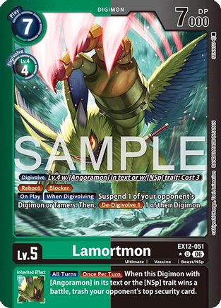 Lamortmon (Limited Foil) (EX12-051) - [Digital World Shambala] Foil