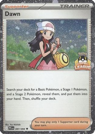 Dawn - 087/094 (Ultra Ball League) - (87/094) Holofoil [League & Championship Cards]