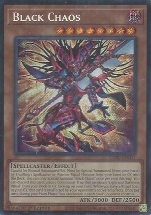 Black Chaos [CORI-EN001] - Chaos Origins 1st Edition - Secret Rare