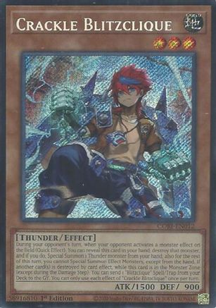 Crackle Blitzclique [CORI-EN012] - Chaos Origins 1st Edition - Secret Rare