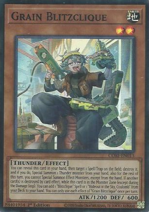 Grain Blitzclique [CORI-EN013] - Chaos Origins 1st Edition - Super Rare