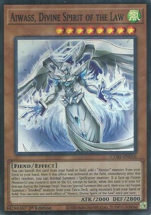 Aiwass, Divine Spirit of the Law [CORI-EN016] - Chaos Origins 1st Edition - Super Rare