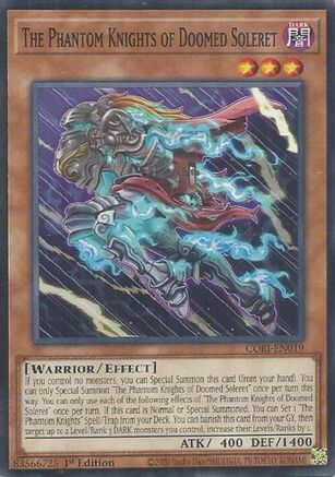 The Phantom Knights of Doomed Soleret [CORI-EN019] - Chaos Origins 1st Edition - Common / Short Print