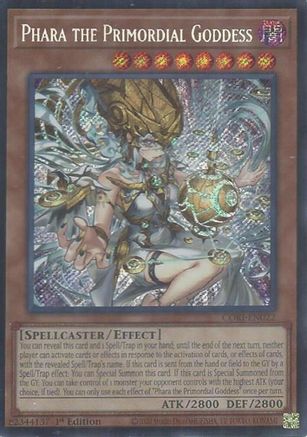 Phara the Primordial Goddess (Secret Rare) [CORI-EN022] - Chaos Origins 1st Edition - Secret Rare