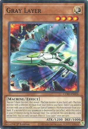 Gray Layer [CORI-EN026] - Chaos Origins 1st Edition - Common / Short Print