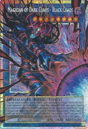 Magician of Dark Chaos - Black Chaos (Extended Art) [CORI-EN027] - Chaos Origins 1st Edition - Ultra Rare