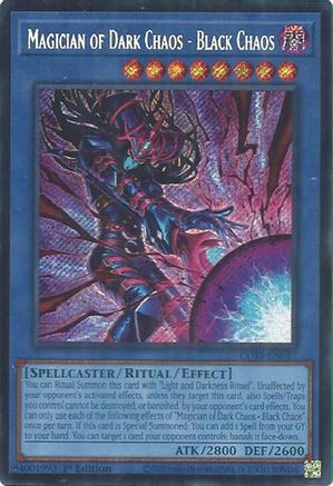 Magician of Dark Chaos - Black Chaos (Secret Rare) [CORI-EN027] - Chaos Origins 1st Edition - Secret Rare