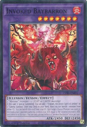 Invoked Baybarron [CORI-EN031] - Chaos Origins 1st Edition - Common / Short Print