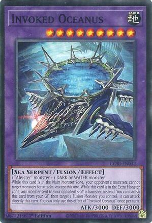 Invoked Oceanus [CORI-EN032] - Chaos Origins 1st Edition - Common / Short Print