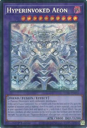 Hyperinvoked Aeon [CORI-EN033] - Chaos Origins 1st Edition - Secret Rare