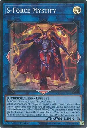 S-Force Mystify [CORI-EN041] - Chaos Origins 1st Edition - Super Rare