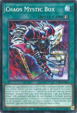 Chaos Mystic Box [CORI-EN045] - Chaos Origins 1st Edition - Common / Short Print