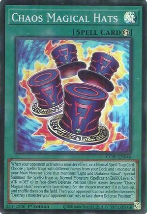 Chaos Magical Hats [CORI-EN046] - Chaos Origins 1st Edition - Super Rare