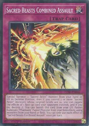Sacred Beasts Combined Assault [CORI-EN066] - Chaos Origins 1st Edition - Common / Short Print