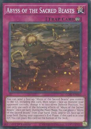 Abyss of the Sacred Beasts [CORI-EN067] - Chaos Origins 1st Edition - Common / Short Print