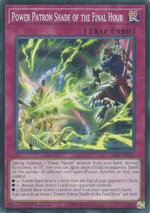 Power Patron Shade of the Final Hour [CORI-EN071] - Chaos Origins 1st Edition - Common / Short Print