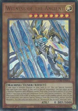 Witness of the Ancient [CORI-EN081] - Chaos Origins 1st Edition - Ultra Rare