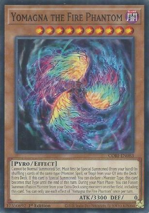 Yomagna the Fire Phantom [CORI-EN083] - Chaos Origins 1st Edition - Common / Short Print