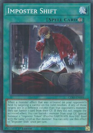Imposter Shift [CORI-EN088] - Chaos Origins 1st Edition - Common / Short Print