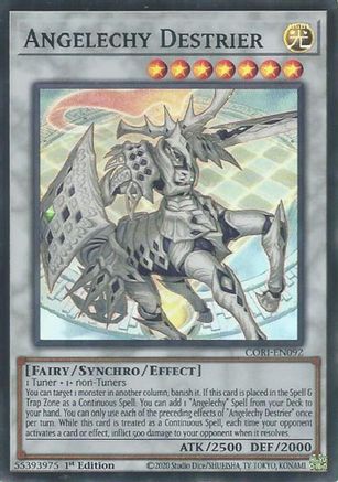 Angelechy Destrier [CORI-EN092] - Chaos Origins 1st Edition - Super Rare
