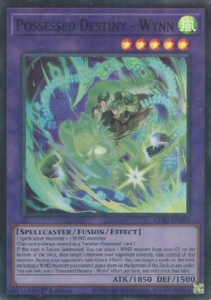 Possessed Destiny - Wynn [CORI-EN099] - Chaos Origins 1st Edition - Super Rare
