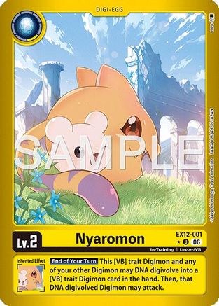 Nyaromon (Limited Foil) (EX12-001) - [Digital World Shambala] Foil