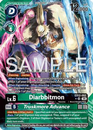 Diarbbitmon // Truskmore Advance (Alternate Art) (EX12-052) - [Digital World Shambala] Foil