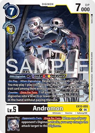 Andromon (EX12-055) - [Digital World Shambala] Foil