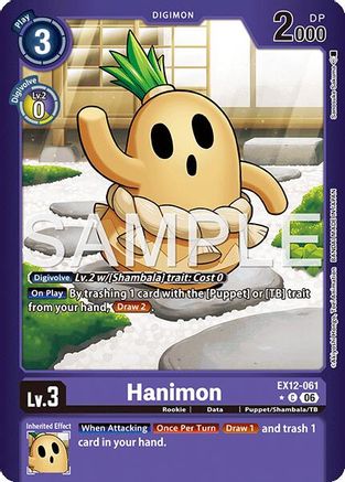 Hanimon (Limited Foil) (EX12-061) - [Digital World Shambala] Foil