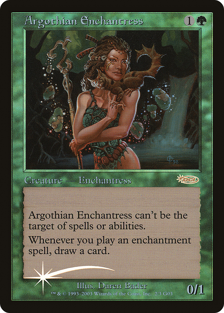 Argothian Enchantress [Judge Gift Cards 2003] - Trinity Hobby