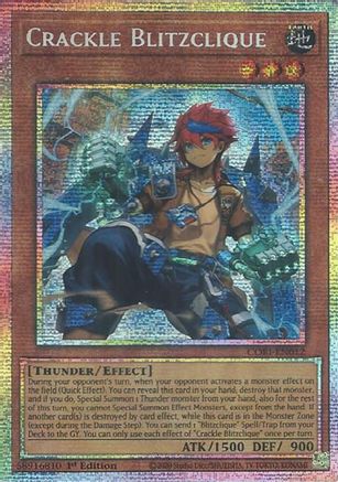 Crackle Blitzclique (Starlight Rare) [CORI-EN012] - Chaos Origins 1st Edition - Starlight Rare