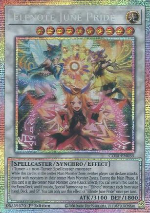 Elfnote June Pride (Starlight Rare) [CORI-EN035] - Chaos Origins 1st Edition - Starlight Rare