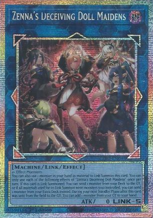 Zenna's Deceiving Doll Maidens (Starlight Rare) [CORI-EN043] - Chaos Origins 1st Edition - Starlight Rare