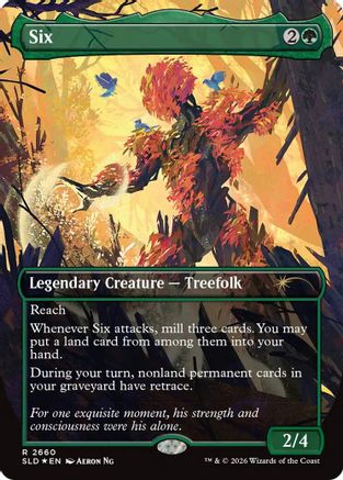 Six  [Foil]  (SLD-2660) - [Secret Lair Drop Series]