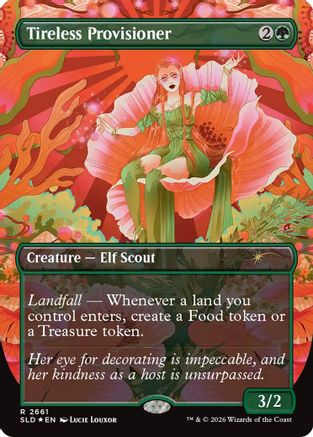 Tireless Provisioner  [Foil]  (SLD-2661) - [Secret Lair Drop Series]